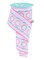 RG Ribbon: 2.5" Peppermints and Candy Ribbon Stripes Wired Ribbon - 10 Yards - White, Pink, Light Blue - For Bows, Wreaths, Crafts and Christmas Decorations, Satin
